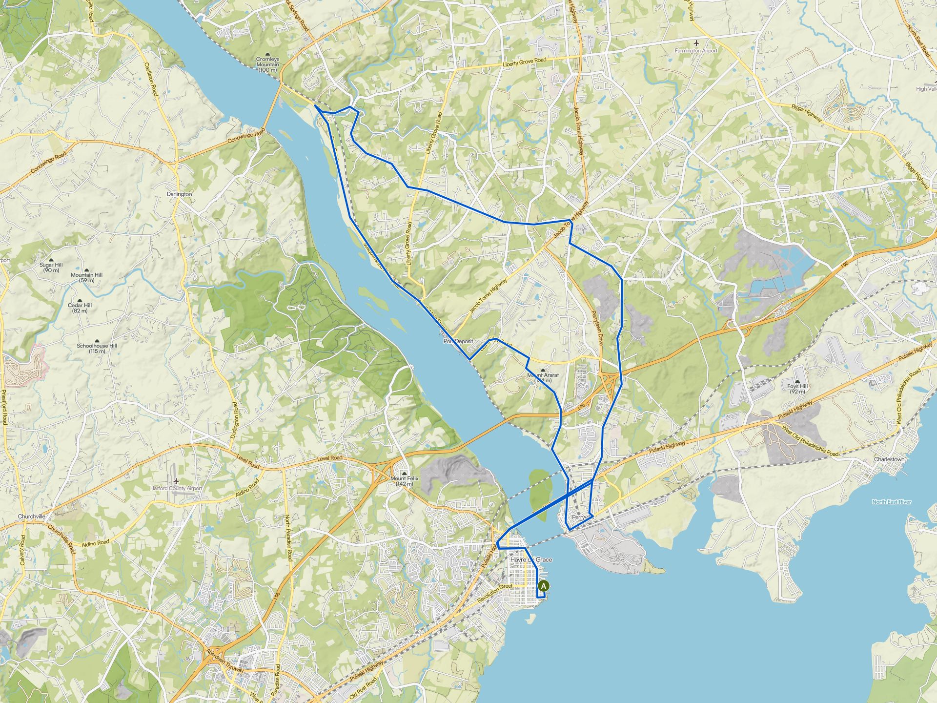 The best road cycling routes in Harford County | Komoot